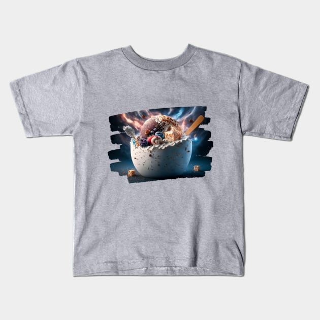 Galaxy Milky Way Cake Kids T-Shirt by Art-Star